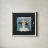 Missy by Avery Tillmon. Shown in a crisp white glass frame for a clean and minimalist style. Available as an archival giclee rolled canvas, fine art paper, or poster print. SKU 49638a.