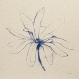 Modern Vintage Floral I Indigo by Avery Tillmon. SKU 80501a. Archival Giclee Fine art print for wall decor.