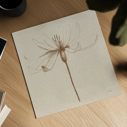 Modern Vintage Floral III by Avery Tillmon. Shown as a detailed flat fine art print, highlighting archival giclee quality. Available as an archival giclee rolled canvas, fine art paper, or poster print. SKU 74081a.