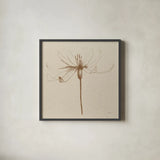 Modern Vintage Floral III by Avery Tillmon. Shown in a sleek black glass frame for a contemporary gallery look. Available as an archival giclee rolled canvas, fine art paper, or poster print. SKU 74081a.