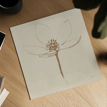 Modern Vintage Floral IV by Avery Tillmon. Shown as a detailed flat fine art print, highlighting archival giclee quality. Available as an archival giclee rolled canvas, fine art paper, or poster print. SKU 74082a.