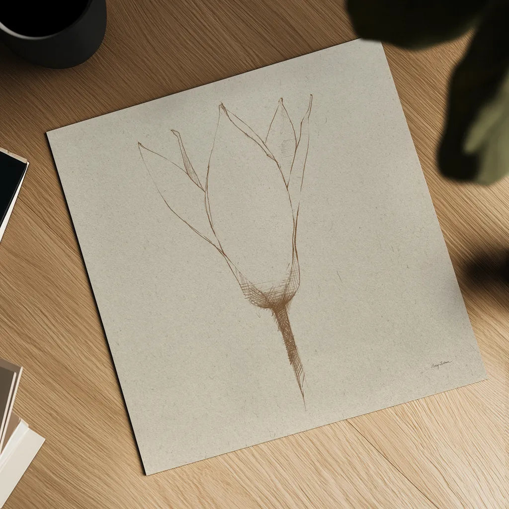 Modern Vintage Floral V by Avery Tillmon. Shown as a detailed flat fine art print, highlighting archival giclee quality. Available as an archival giclee rolled canvas, fine art paper, or poster print. SKU 74083a.