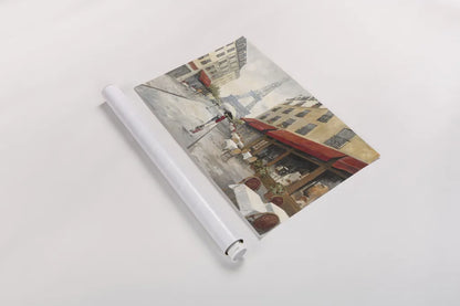 Morning in Paris by Avery Tillmon. shown as a rolled paper print. Available as archival giclee rolled canvas, fine art paper, or poster print. SKU 12690i.