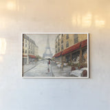 Morning in Paris by Avery Tillmon. shown as a paper print in a white frame. Available as a archival giclee rolled canvas, fine art paper, or poster print. SKU 12690i.