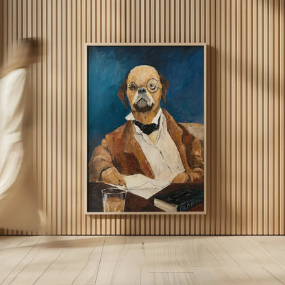 Nathaniel Howlthorn by Avery Tillmon. shown as over sized large wall art. Available as an archival giclee rolled canvas, fine art paper, or poster print. SKU 16922h.