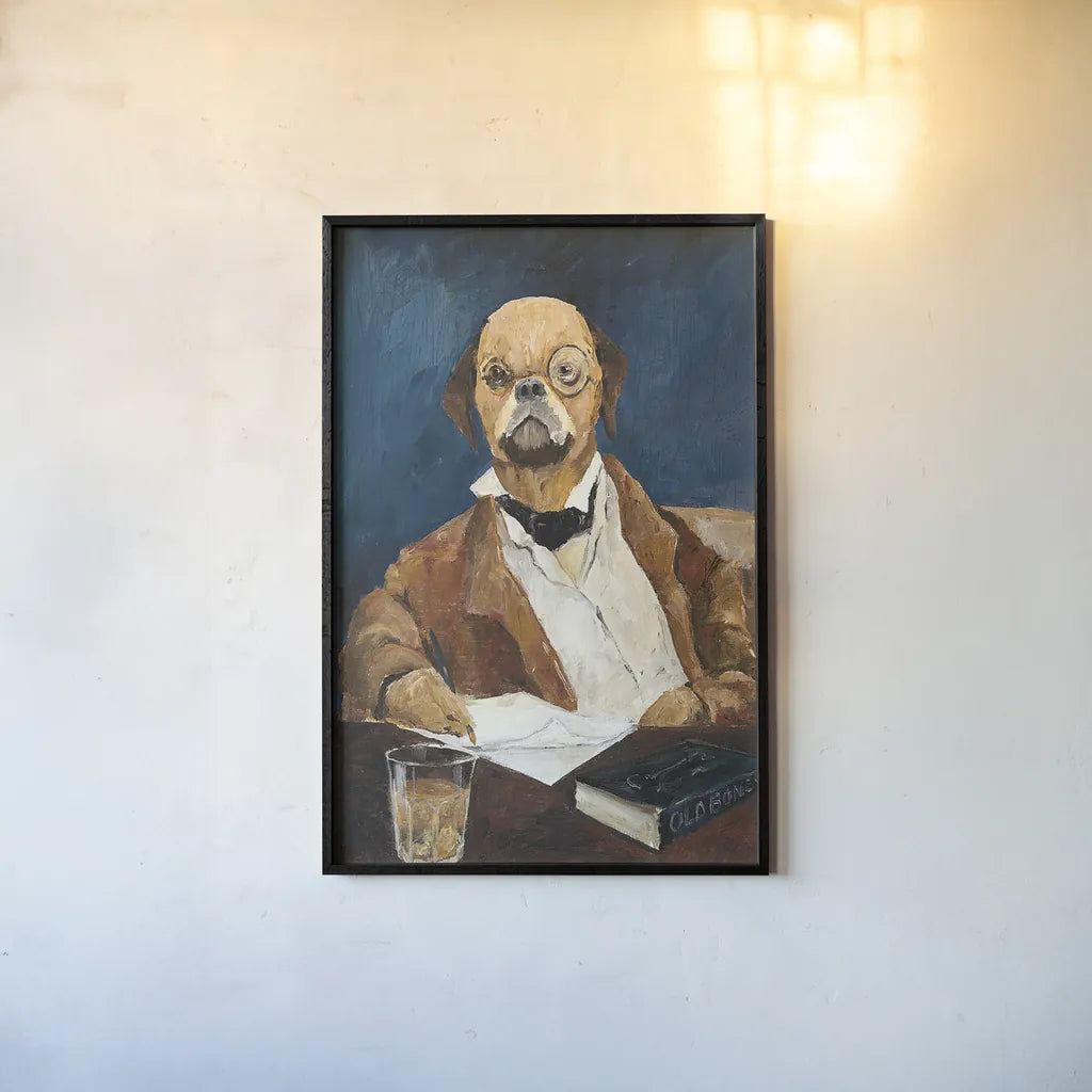 Nathaniel Howlthorn by Avery Tillmon. shown as a paper print in a black flame. Available as a archival giclee rolled canvas, fine art paper, or poster print. SKU 16922h.