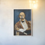 Nathaniel Howlthorn by Avery Tillmon. shown as a paper print in a white frame. Available as a archival giclee rolled canvas, fine art paper, or poster print. SKU 16922h.