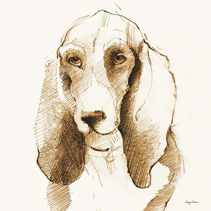 Oberon Brown and Orange by Avery Tillmon. SKU 23912a. Archival Giclee Fine art print for wall decor.