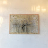 Open Arms Gold by Avery Tillmon. shown as a paper print in a natural frame. Available as a archival giclee rolled canvas, fine art paper, or poster print. SKU 28277i.