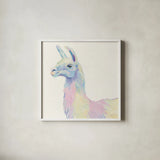Ophelia Crop by Avery Tillmon. Shown in a crisp white glass frame for a clean and minimalist style. Available as an archival giclee rolled canvas, fine art paper, or poster print. SKU 23744a.