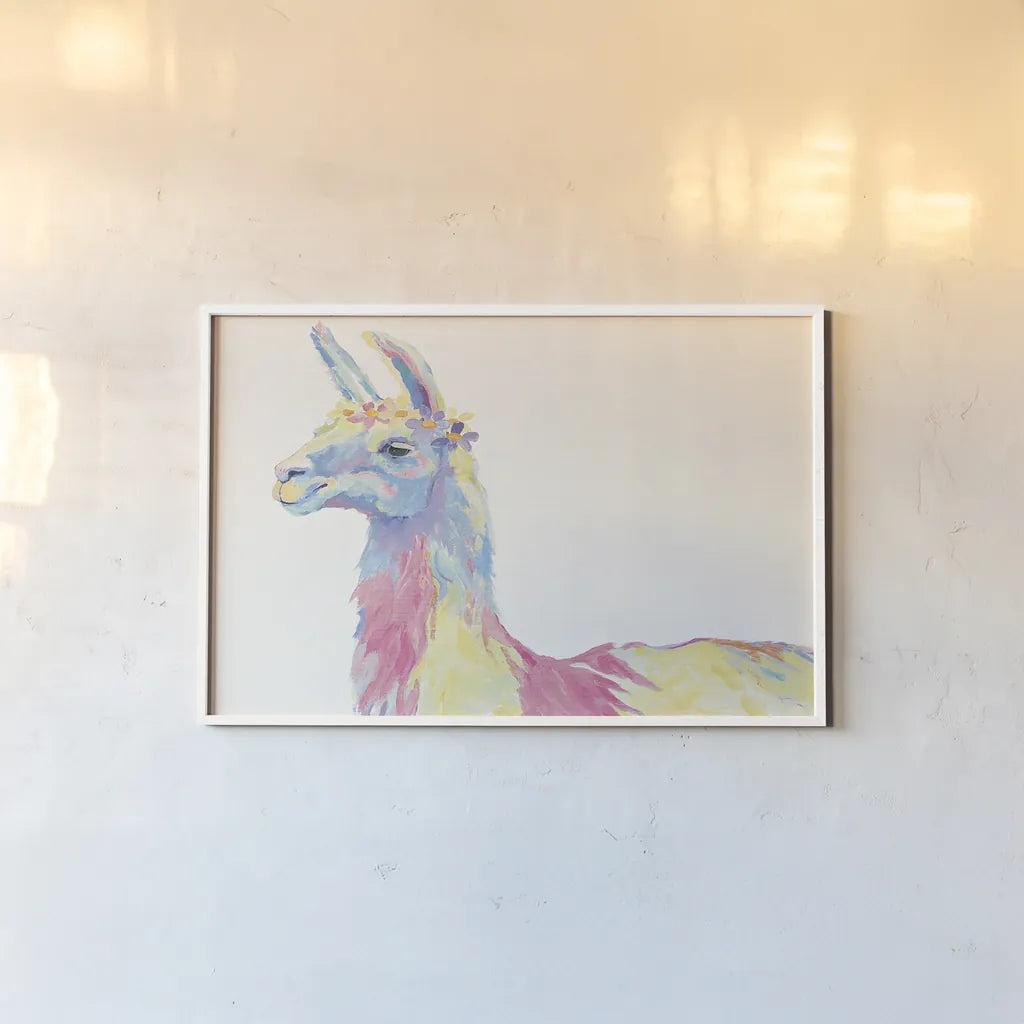 Ophelia Crop with Flowers by Avery Tillmon. shown as a paper print in a white frame. Available as a archival giclee rolled canvas, fine art paper, or poster print. SKU 27547i.