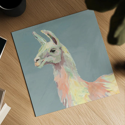 Ophelia on Blue Crop by Avery Tillmon. Shown as a detailed flat fine art print, highlighting archival giclee quality. Available as an archival giclee rolled canvas, fine art paper, or poster print. SKU 69165a.