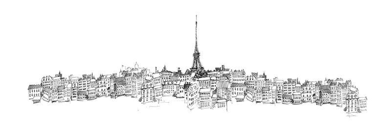 Paris Skyline by Avery Tillmon