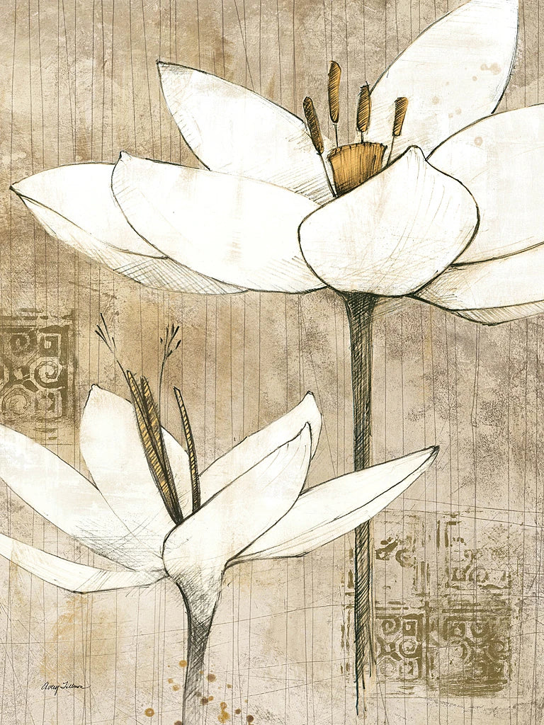Pencil Floral I by Avery Tillmon