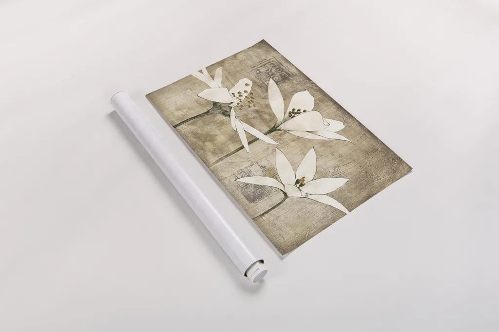 Pencil Floral III by Avery Tillmon. shown as a rolled paper print. Available as archival giclee rolled canvas, fine art paper, or poster print. SKU 10289i.