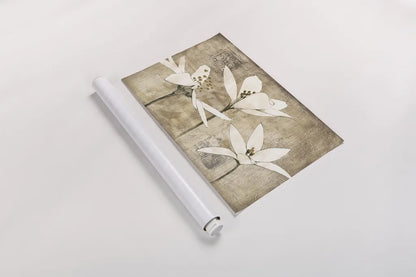 Pencil Floral III by Avery Tillmon. shown as a rolled paper print. Available as archival giclee rolled canvas, fine art paper, or poster print. SKU 10289i.