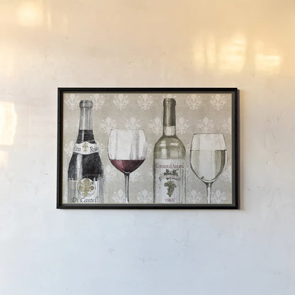 Pencil Wine III by Avery Tillmon. shown as a paper print in a black flame. Available as a archival giclee rolled canvas, fine art paper, or poster print. SKU 49600i.