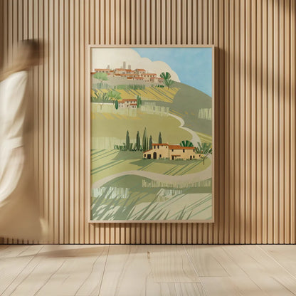 Primavera by Avery Tillmon. shown as over sized large wall art. Available as an archival giclee rolled canvas, fine art paper, or poster print. SKU 43128h.