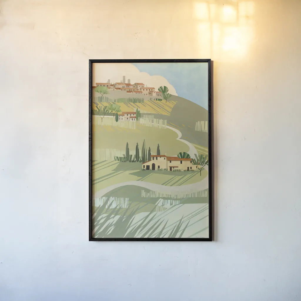 Primavera by Avery Tillmon. shown as a paper print in a black flame. Available as a archival giclee rolled canvas, fine art paper, or poster print. SKU 43128h.