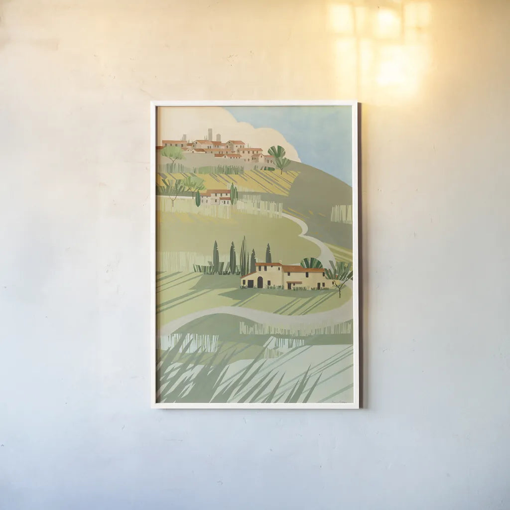 Primavera by Avery Tillmon. shown as a paper print in a white frame. Available as a archival giclee rolled canvas, fine art paper, or poster print. SKU 43128h.