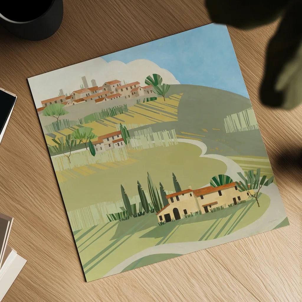 Primavera Crop by Avery Tillmon. Shown as a detailed flat fine art print, highlighting archival giclee quality. Available as an archival giclee rolled canvas, fine art paper, or poster print. SKU 43128a.