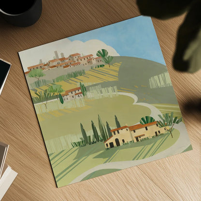 Primavera Crop by Avery Tillmon. Shown as a detailed flat fine art print, highlighting archival giclee quality. Available as an archival giclee rolled canvas, fine art paper, or poster print. SKU 43128a.