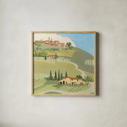 Primavera Crop by Avery Tillmon. Shown in a natural wood glass frame for a timeless modern aesthetic. Available as an archival giclee rolled canvas, fine art paper, or poster print. SKU 43128a.