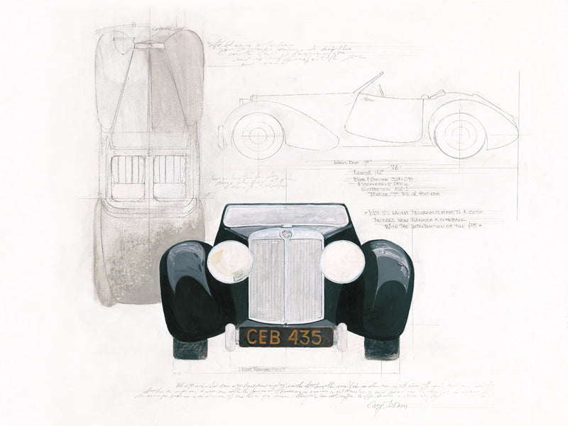 Roadster II on White by Avery Tillmon