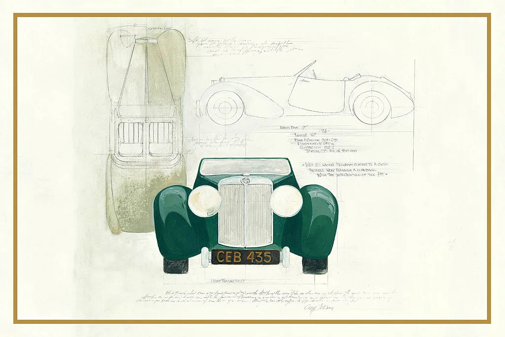 Roadster II v2 by Avery Tillmon. SKU 49693i. Archival Giclee Fine art print for wall decor.