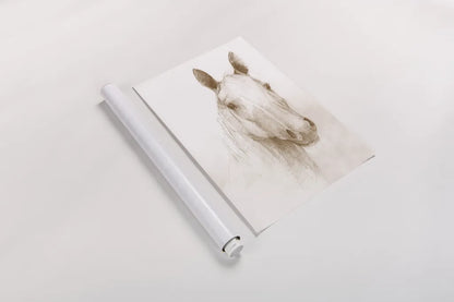 Romeo  Sepia by Avery Tillmon. shown as a rolled paper print. Available as archival giclee rolled canvas, fine art paper, or poster print. SKU 76924h.
