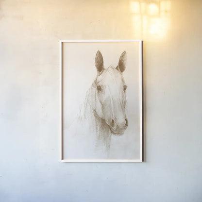 Romeo  Sepia by Avery Tillmon. shown as a paper print in a white frame. Available as a archival giclee rolled canvas, fine art paper, or poster print. SKU 76924h.