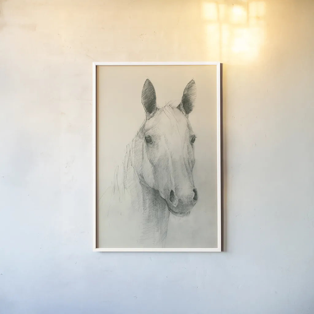 Romeo on Cream by Avery Tillmon. shown as a paper print in a white frame. Available as a archival giclee rolled canvas, fine art paper, or poster print. SKU 72835h.
