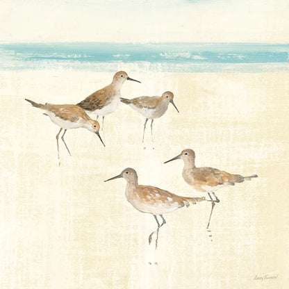 Sandpipers Square I by Avery Tillmon. SKU 15106a. Archival Giclee Fine art print for wall decor.