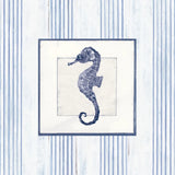 Sanibel Shell IV Navy by Avery Tillmon. SKU 65635a. Archival Giclee Fine art print for wall decor.