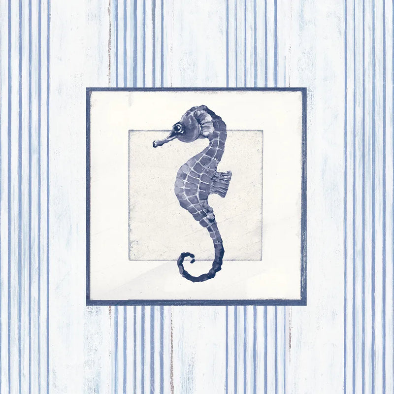 Sanibel Shell IV Navy by Avery Tillmon. SKU 65635a. Archival Giclee Fine art print for wall decor.