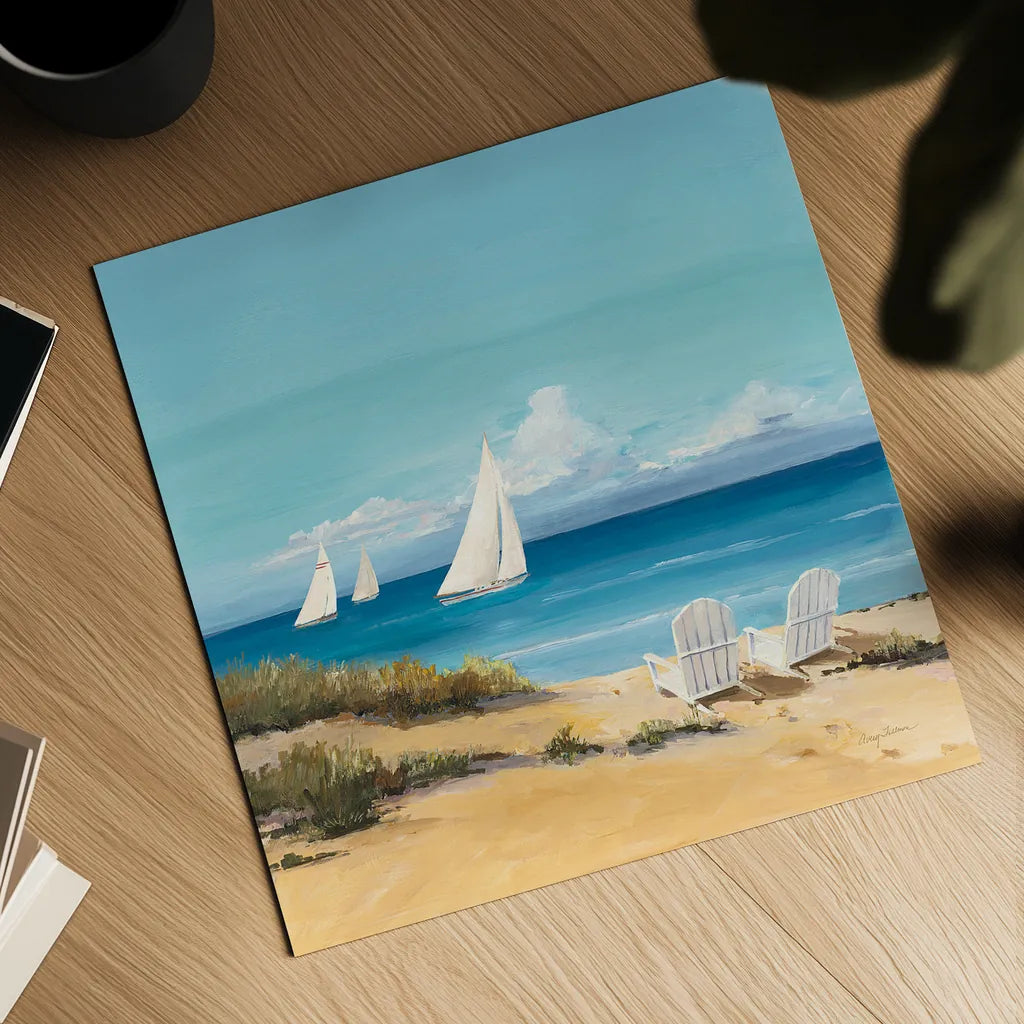 Setting Sail by Avery Tillmon. Shown as a detailed flat fine art print, highlighting archival giclee quality. Available as an archival giclee rolled canvas, fine art paper, or poster print. SKU 11839a.