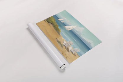 Setting Sail Light Crop by Avery Tillmon. shown as a rolled paper print. Available as archival giclee rolled canvas, fine art paper, or poster print. SKU 53130i.