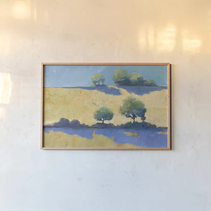 Shadows Crop by Avery Tillmon. shown as a paper print in a natural frame. Available as a archival giclee rolled canvas, fine art paper, or poster print. SKU 26424i.