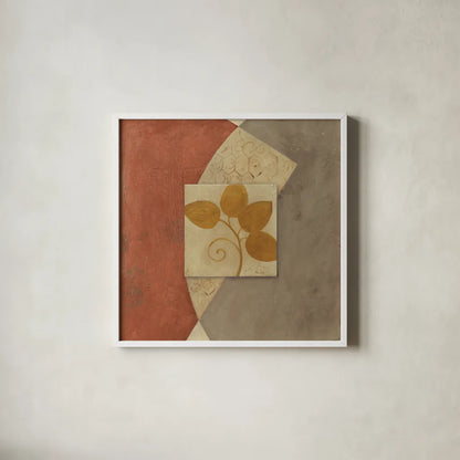 Silk II by Avery Tillmon. Shown in a crisp white glass frame for a clean and minimalist style. Available as an archival giclee rolled canvas, fine art paper, or poster print. SKU 8591a.