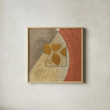 Silk III by Avery Tillmon. Shown in a natural wood glass frame for a timeless modern aesthetic. Available as an archival giclee rolled canvas, fine art paper, or poster print. SKU 8592a.