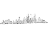 Skyline Chicago v2 by Avery Tillmon. SKU 83559i. Archival Giclee Fine art print for wall decor.