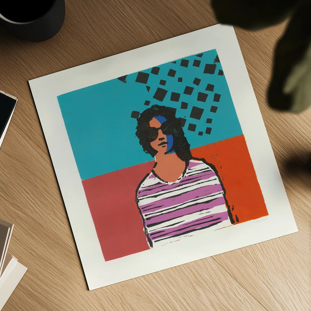 Sofia by Avery Tillmon. Shown as a detailed flat fine art print, highlighting archival giclee quality. Available as an archival giclee rolled canvas, fine art paper, or poster print. SKU 46773a.