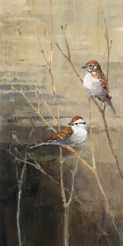 Sparrows at Dusk II by Avery Tillmon