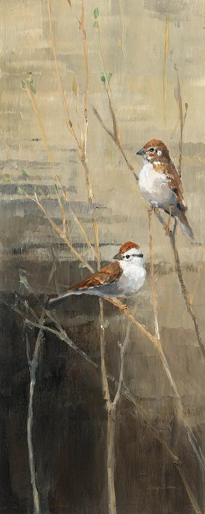 Sparrows at Dusk II by Avery Tillmon