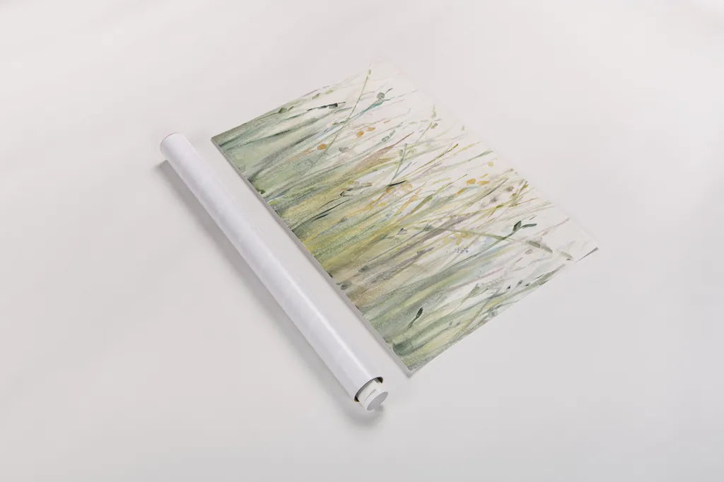 Spring Grasses I by Avery Tillmon. shown as a rolled paper print. Available as archival giclee rolled canvas, fine art paper, or poster print. SKU 28631i.