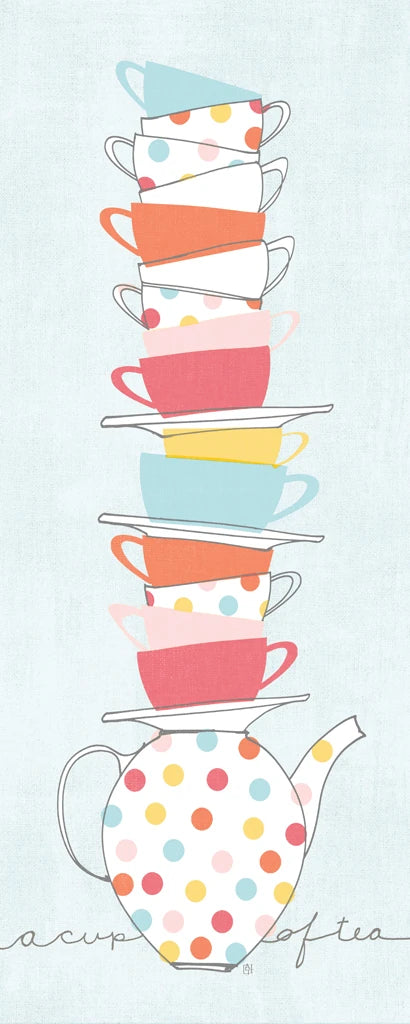 Stack of Cups I Pastel by Avery Tillmon