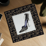 Steppin Out II Purple by Avery Tillmon. Shown as a detailed flat fine art print, highlighting archival giclee quality. Available as an archival giclee rolled canvas, fine art paper, or poster print. SKU 49771a.