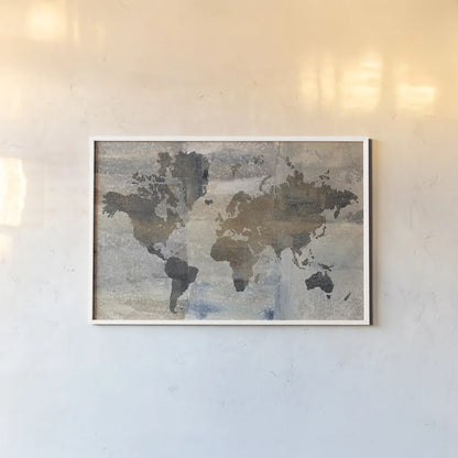 Stone World by Avery Tillmon. shown as a paper print in a white frame. Available as a archival giclee rolled canvas, fine art paper, or poster print. SKU 27188i.