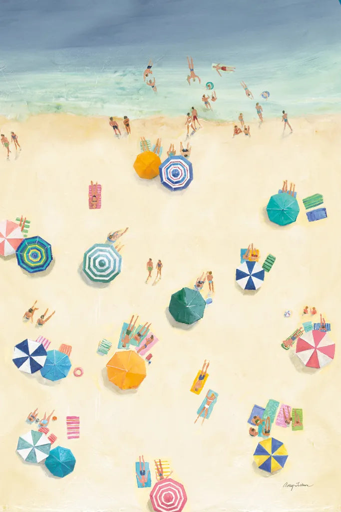 Summer Beach Fun II Bright by Avery Tillmon. SKU 69197h. Archival Giclee Fine art print for wall decor.
