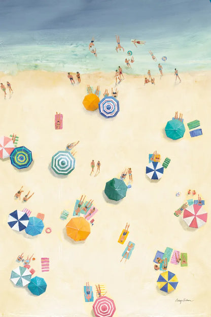 Summer Beach Fun II Bright by Avery Tillmon. SKU 69197h. Archival Giclee Fine art print for wall decor.